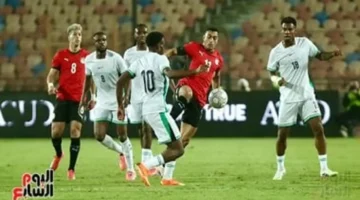 مصطفى محمد يعزز تقدم المنتخب الوطني بهدف ثاني في مرمى نيجيريا 1